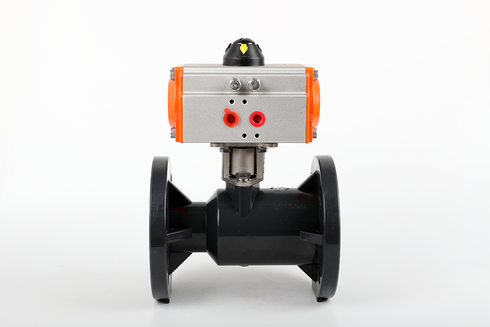 千家镇气动法兰一体球阀